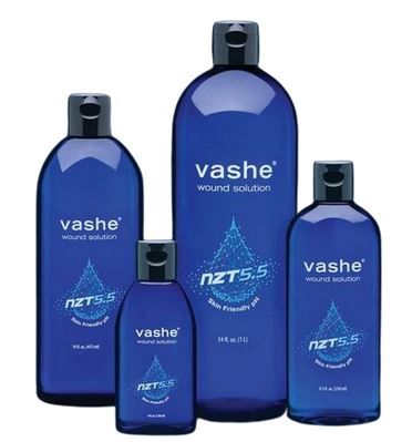 Bottle grouping of Vashe wound cleansing solution