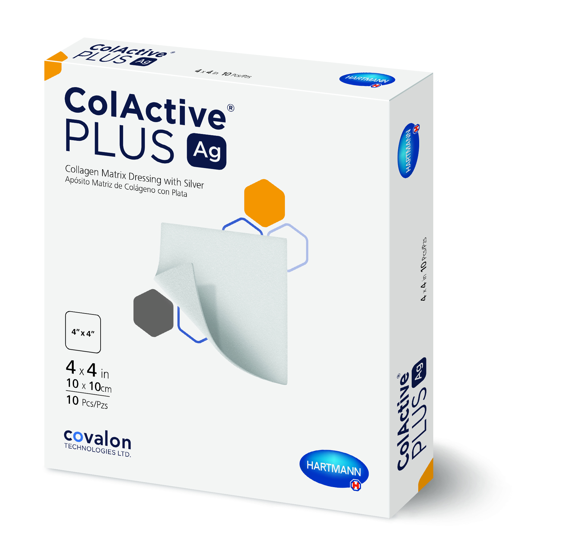 ColActive Plus Ag Collagen Matrix Dressing with Silver