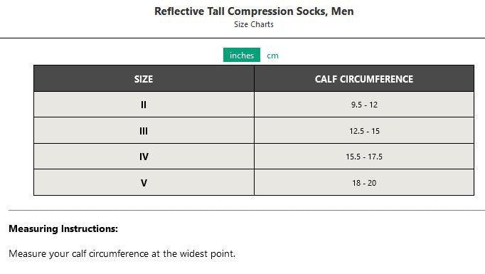 CEP Reflective Tall Compression Socks