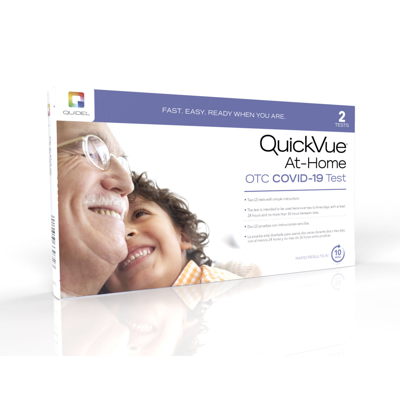 QuickVue At-Home Covid Test (2 Test/Box)