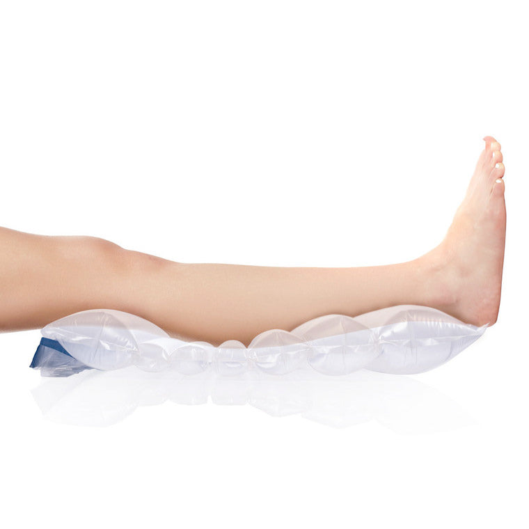 Leg resting on Repose inflatable cushion